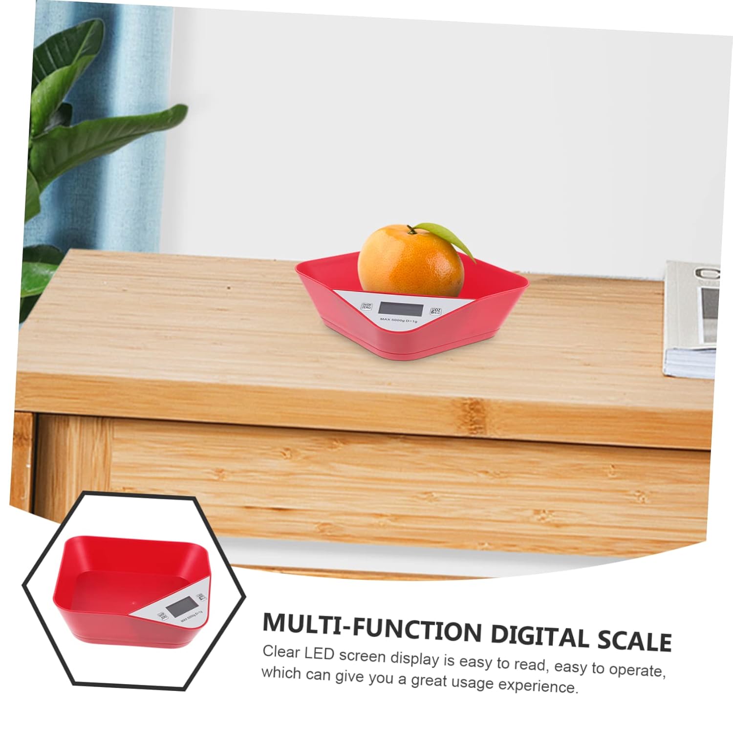 BESPORTBLE Professional Pet Food Scale with LCD Display