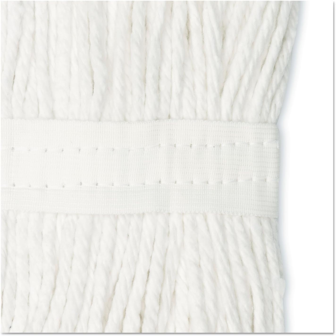 Boardwalk BWK2024CEA No 24 Cotton Cut-End Wet Mop Head White