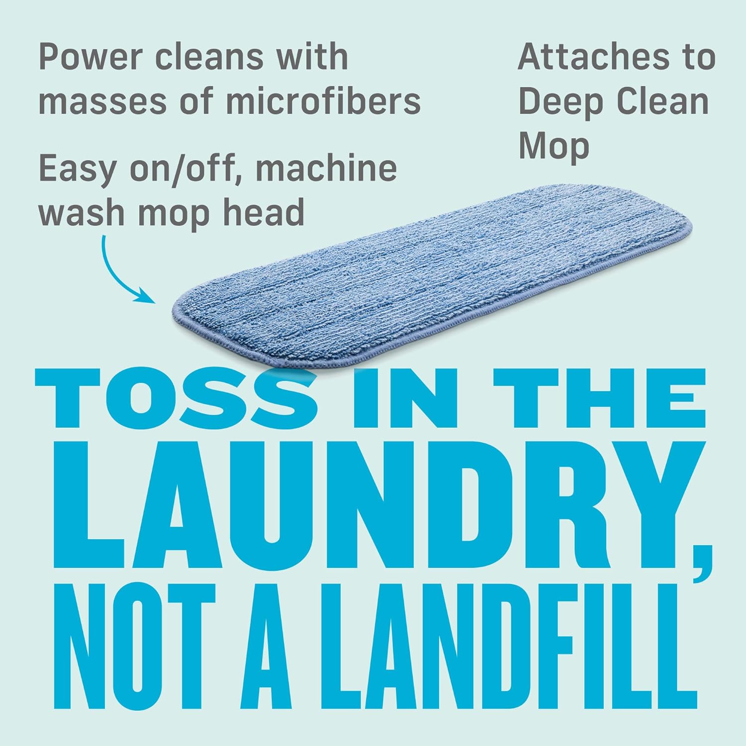 E-Cloth Deep Clean Mop Head 100 Wash Guarantee