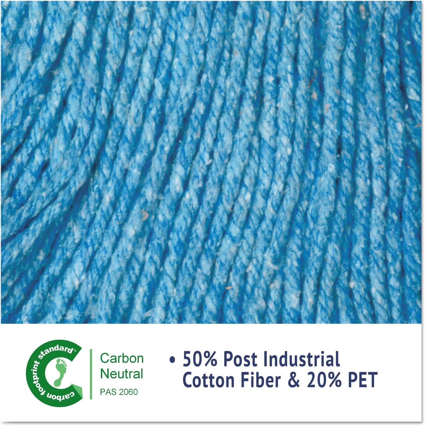 Boardwalk BWK502BLEA 5 in Headband Super Loop Mop Heads - Blue