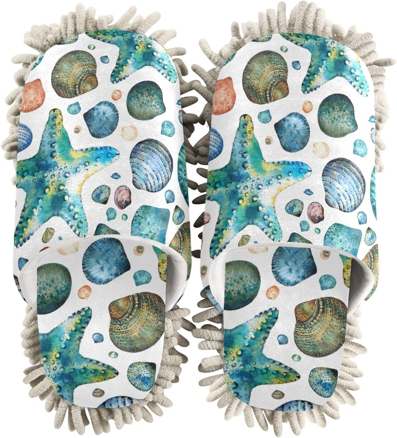 Sinestour Microfiber Mop Slippers for Floor Cleaning