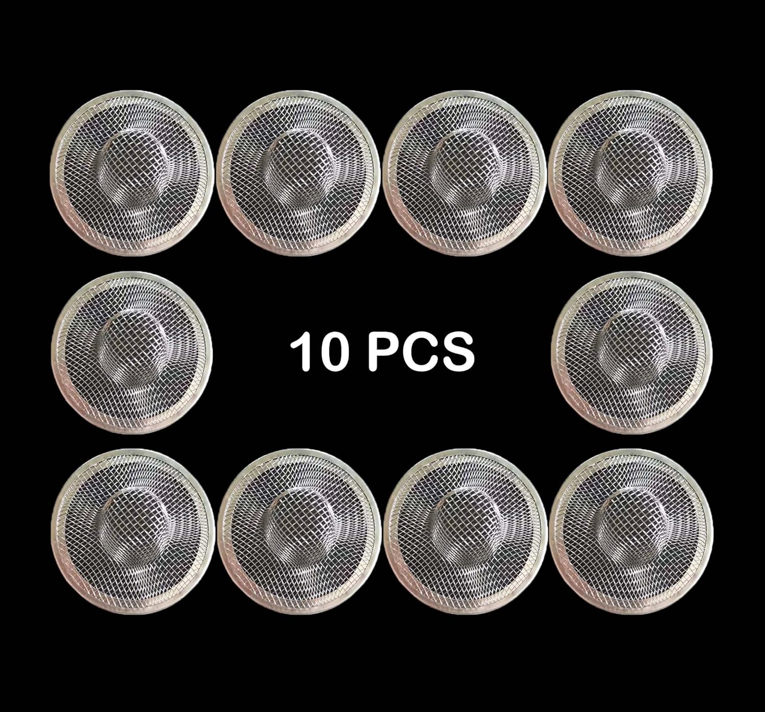 10PCS Stainless Steel Sink Drain Strainer for Bathroom