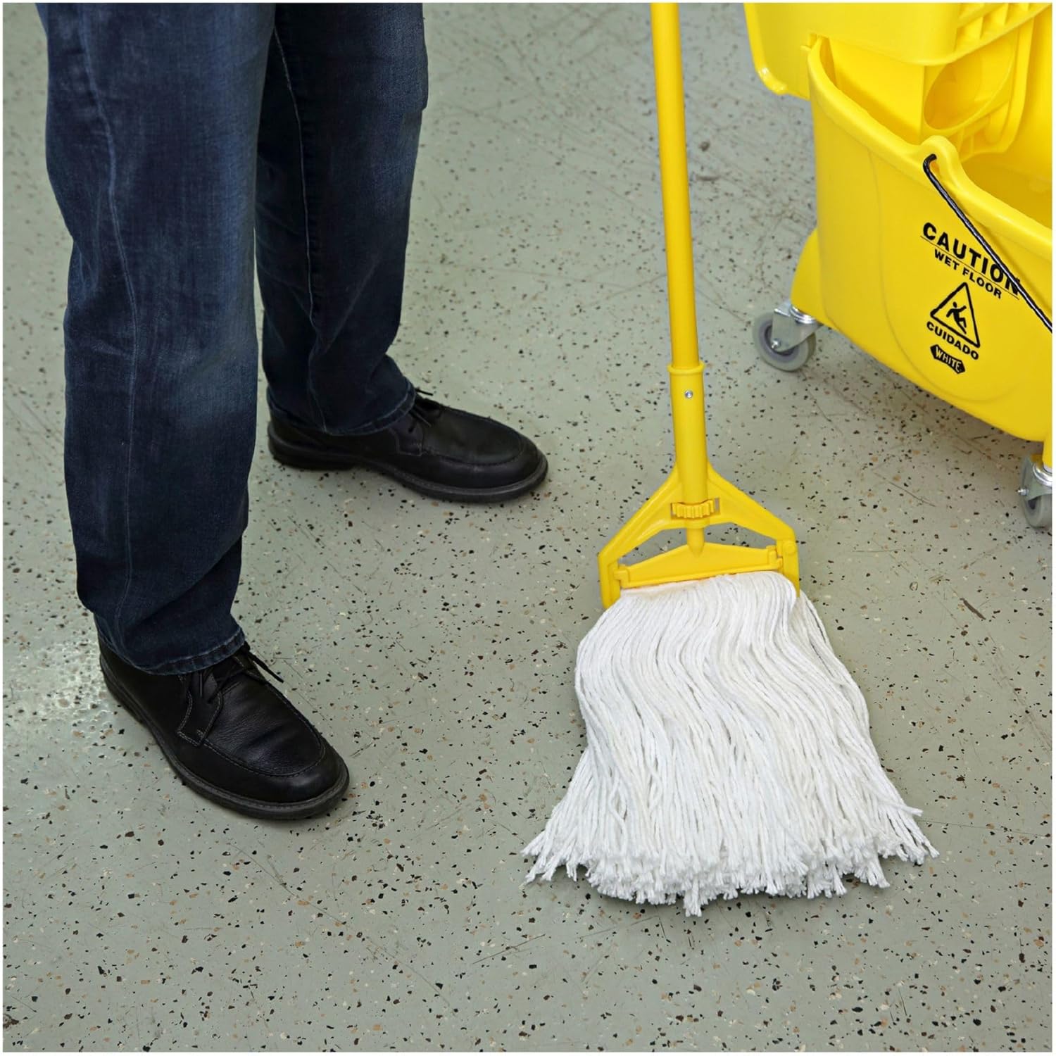 Boardwalk Premium Cut-End Wet Mop Heads 16oz White 12Carton 1