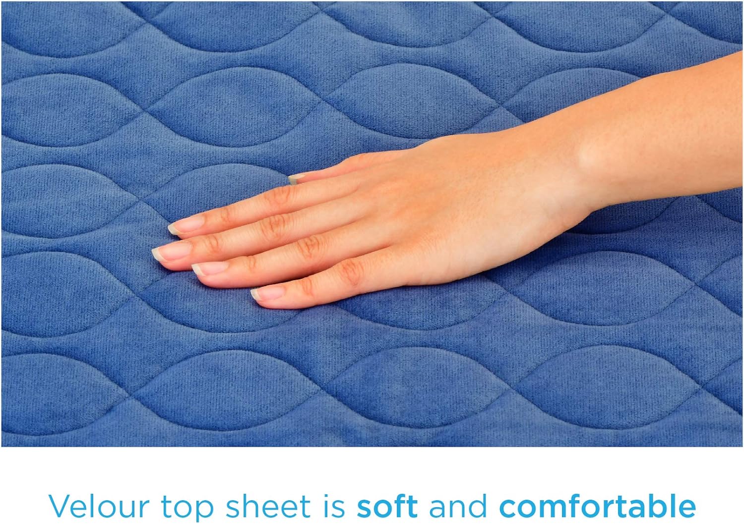 NOVA Waterproof Reusable Underpad 22x21 Blue 1