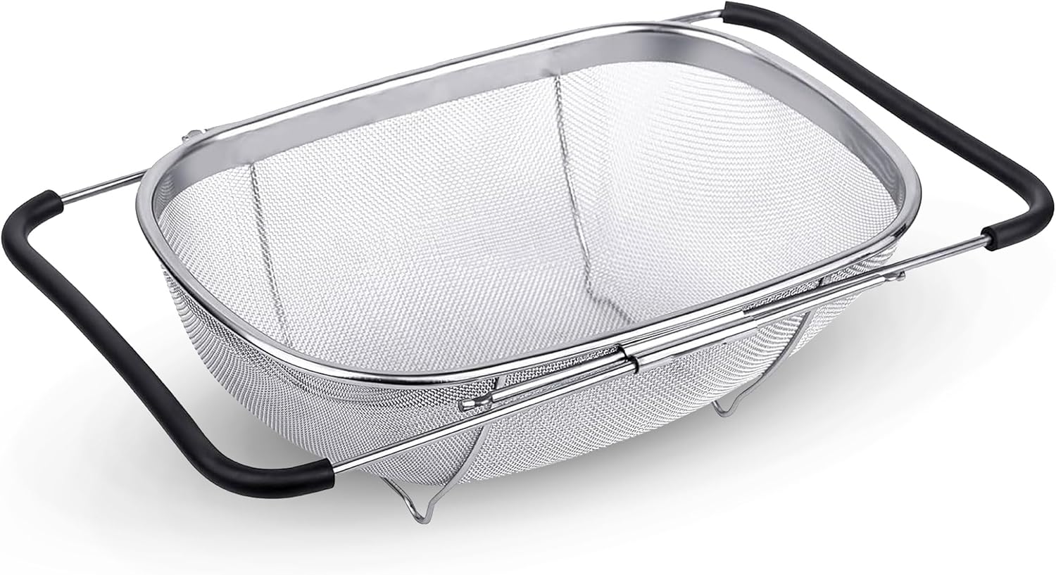 Alpine Cuisine 14x95 In Over the Sink Colander with Expandable Handle