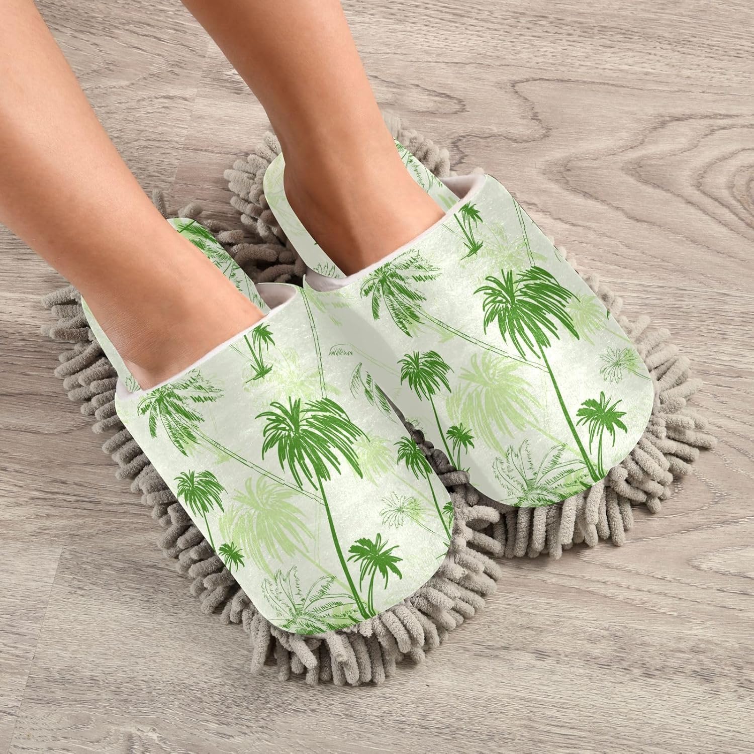 Microfiber Slippers for Floor Cleaning Universal Size L