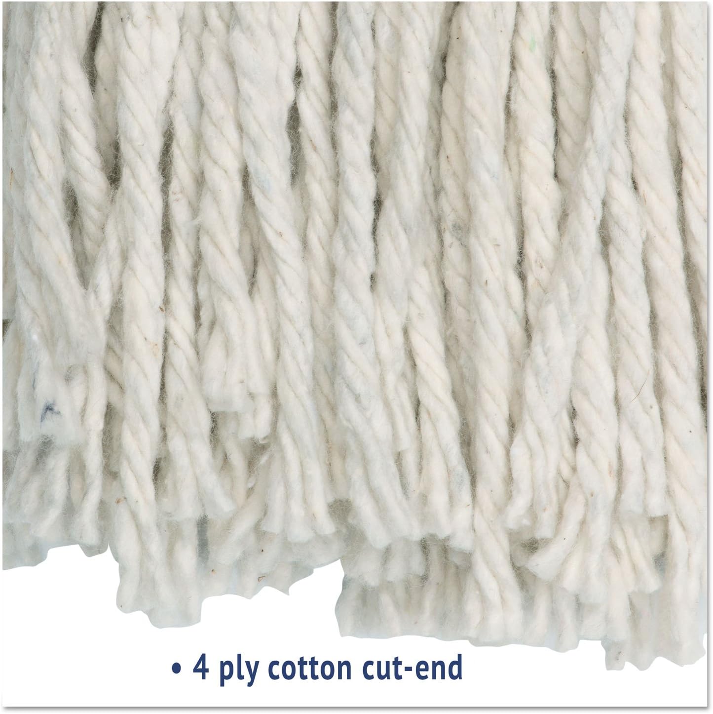 Boardwalk BWK2020CEA Cut-End Cotton Wet Mop Head - White