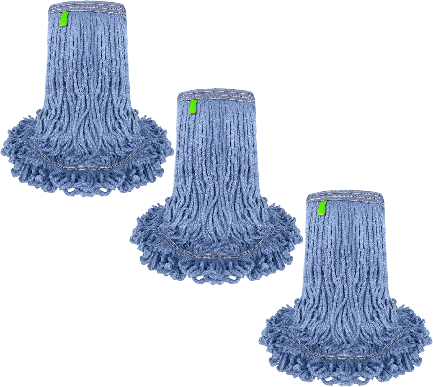 KLEEN HANDLER Blended Loop Mop Head 3-Pack