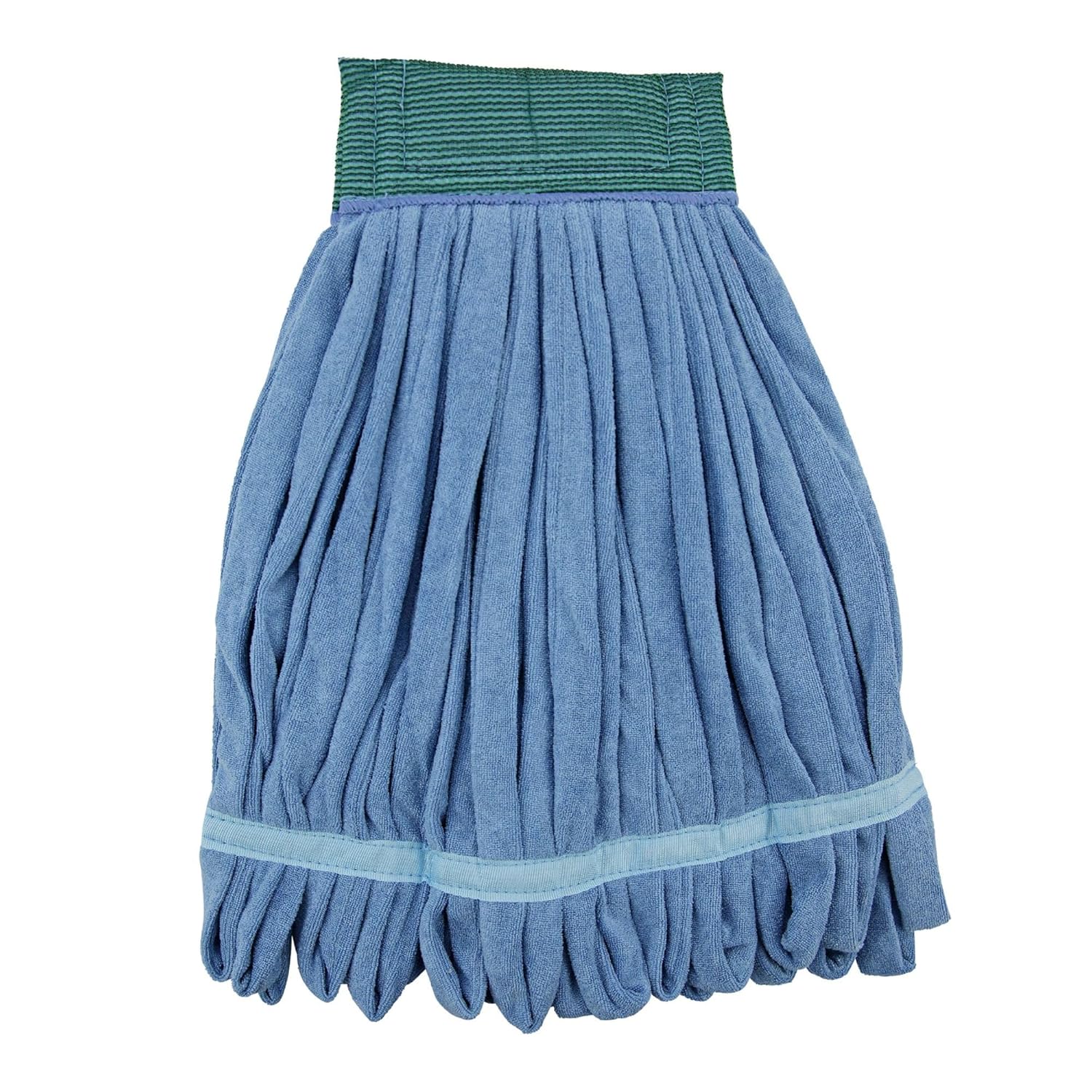 Boardwalk Microfiber Looped-End Wet Mop Heads - Medium Blue 12Carton 1