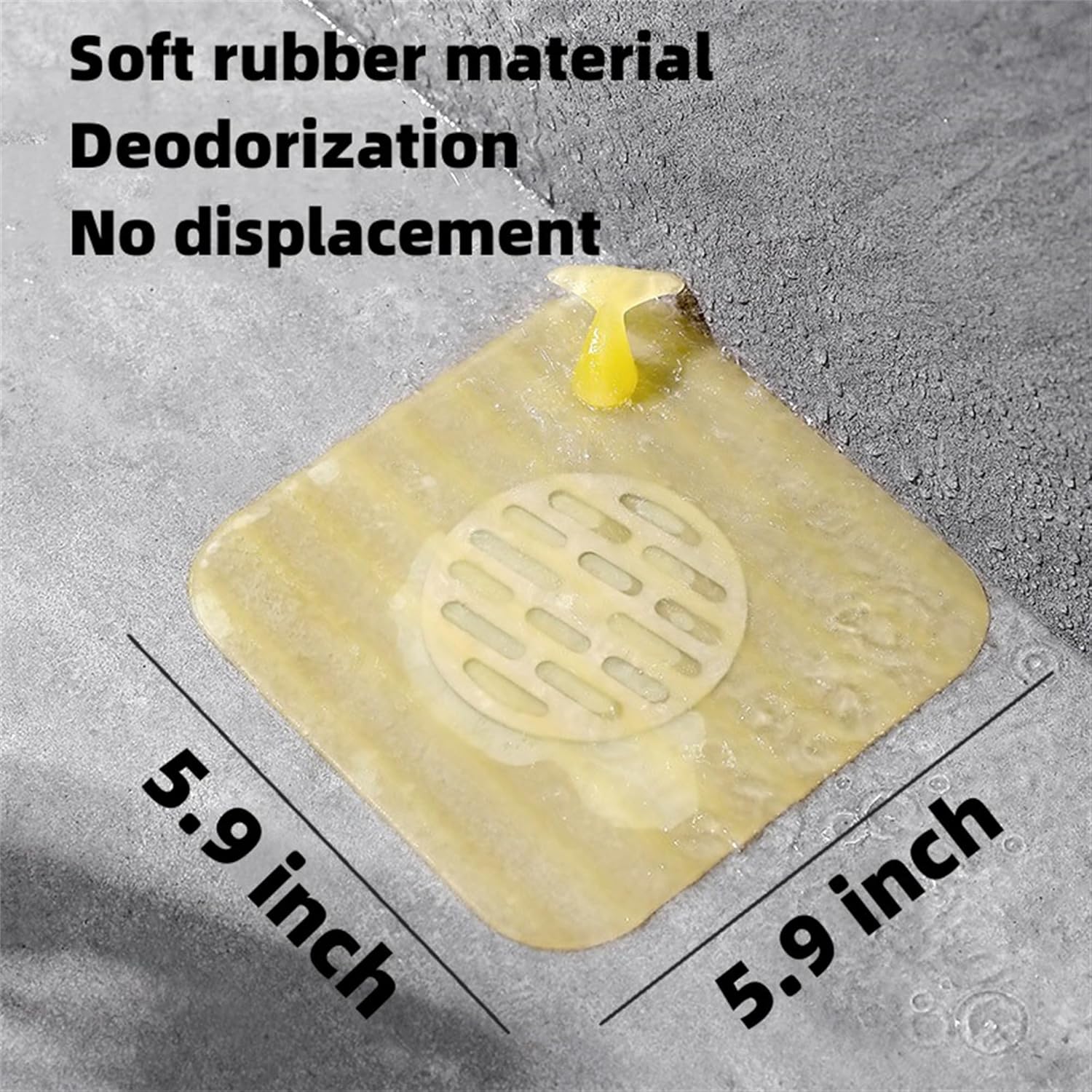 MAOYONG Silicone Tub Sink Stopper Yellow 59 Inch