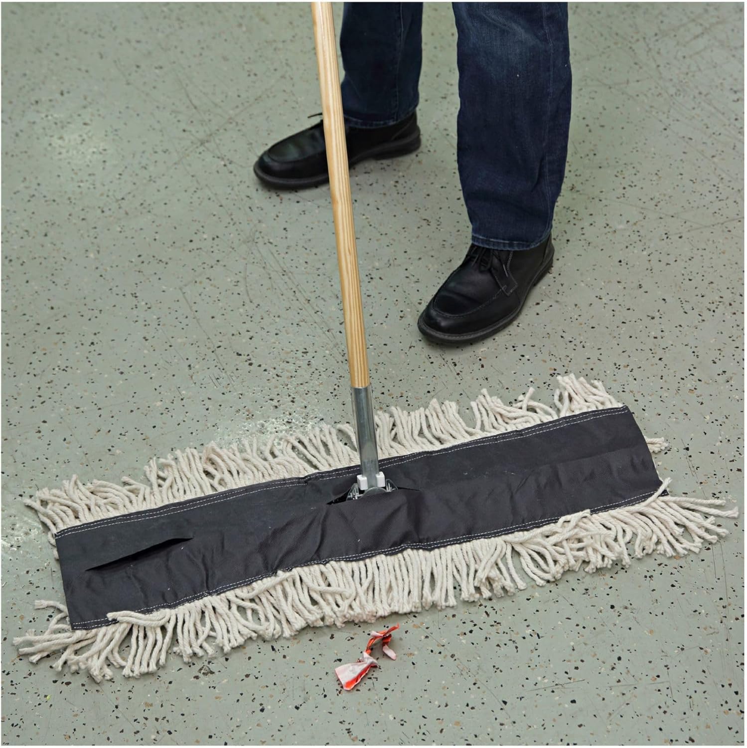 Boardwalk BWKFF40 5 in Flash Forty Dustmop - Natural 1