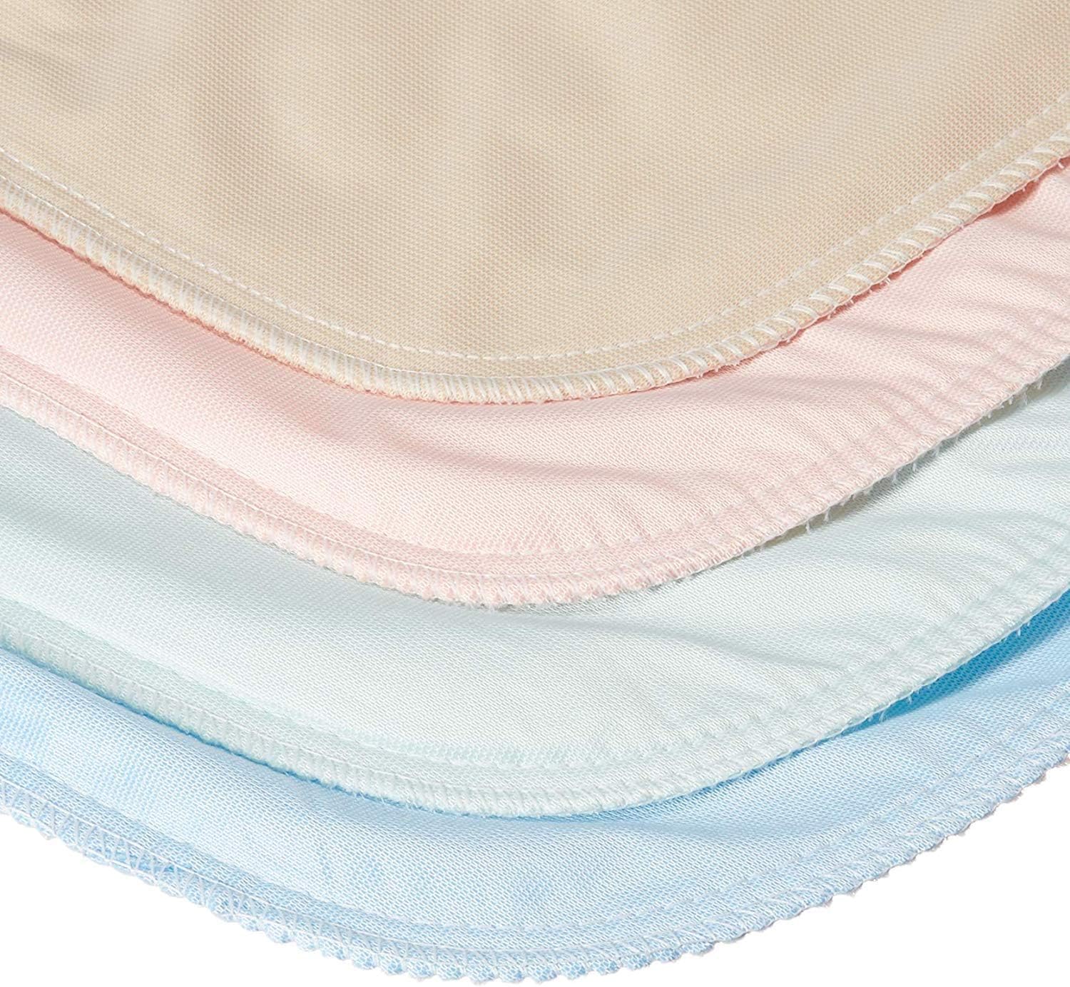 4 Pack Reusable Incontinence Underpads 34x36 in - Blue Green Tan Pink