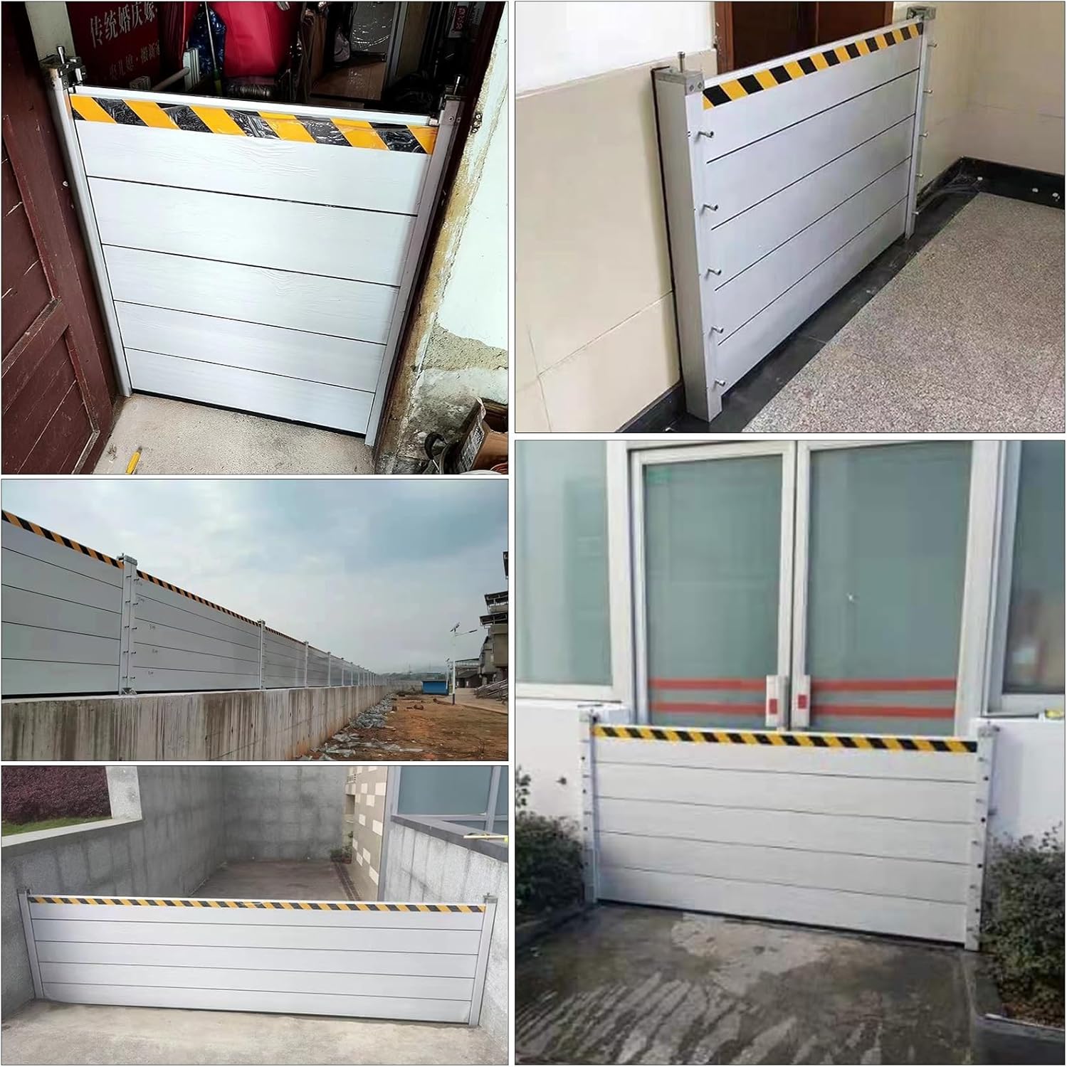 Heavy Duty Aluminum Flood Barrier for Front Door and Gates