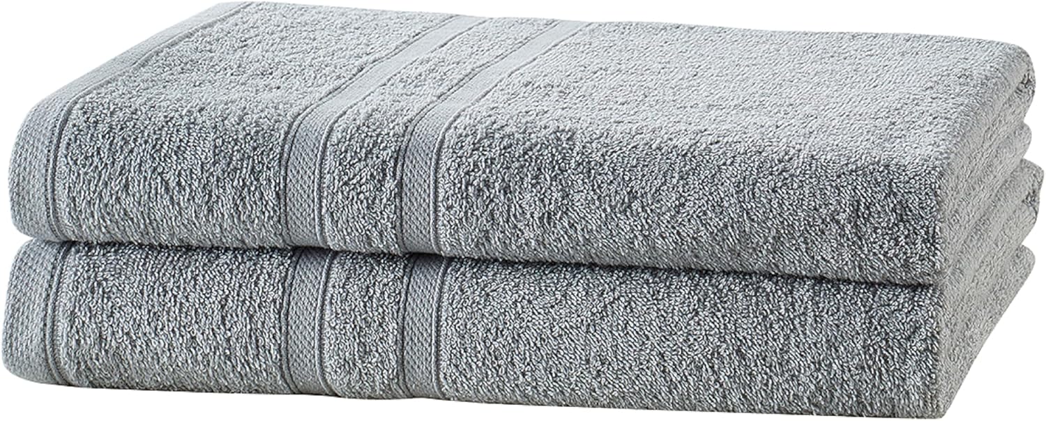 Clorox Bleach Friendly Bath Towels 2 Pack Light Grey