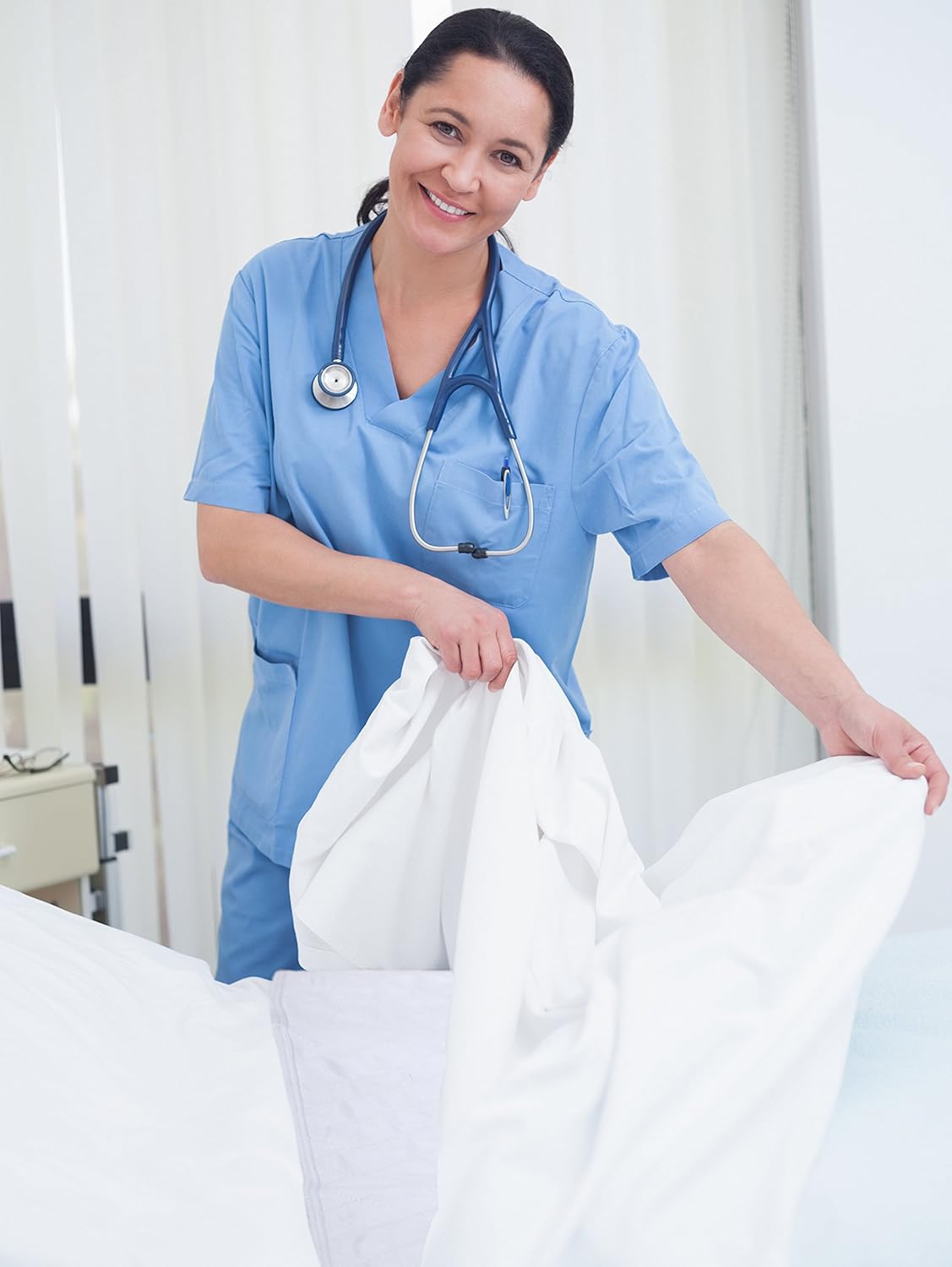 Premium Soft Waterproof Bed Pad 34x36 Inch - 300 Washes Reusable Incontinence Protection
