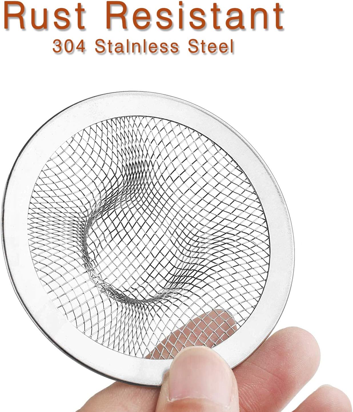4pcs Heavy Duty Stainless Steel Kitchen Sink Strainer