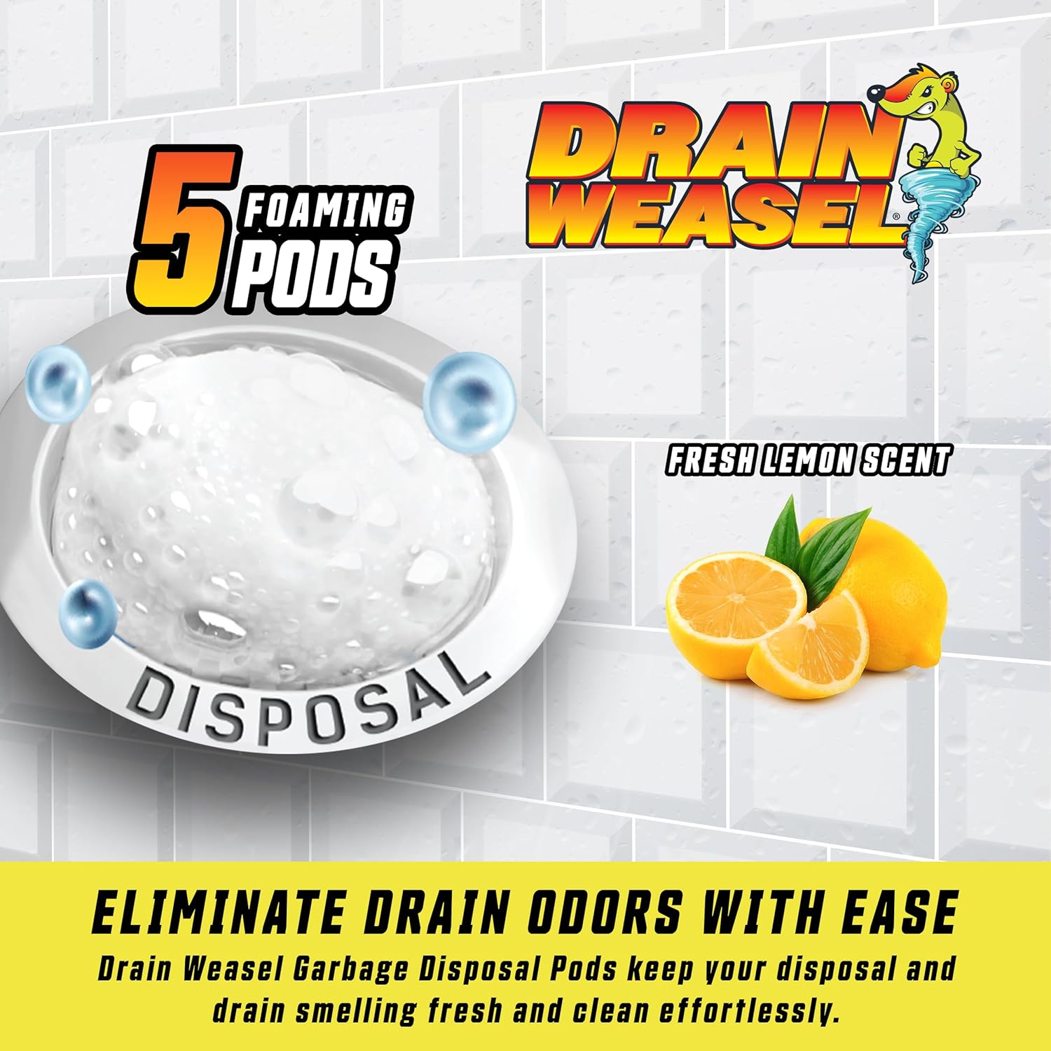 FlexiSnake Drain Weasel 3 Wand Clog Remover Tool