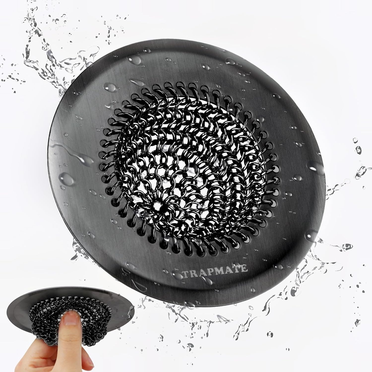 TRAPMATE Kitchen Sink Strainer with Reversible Design