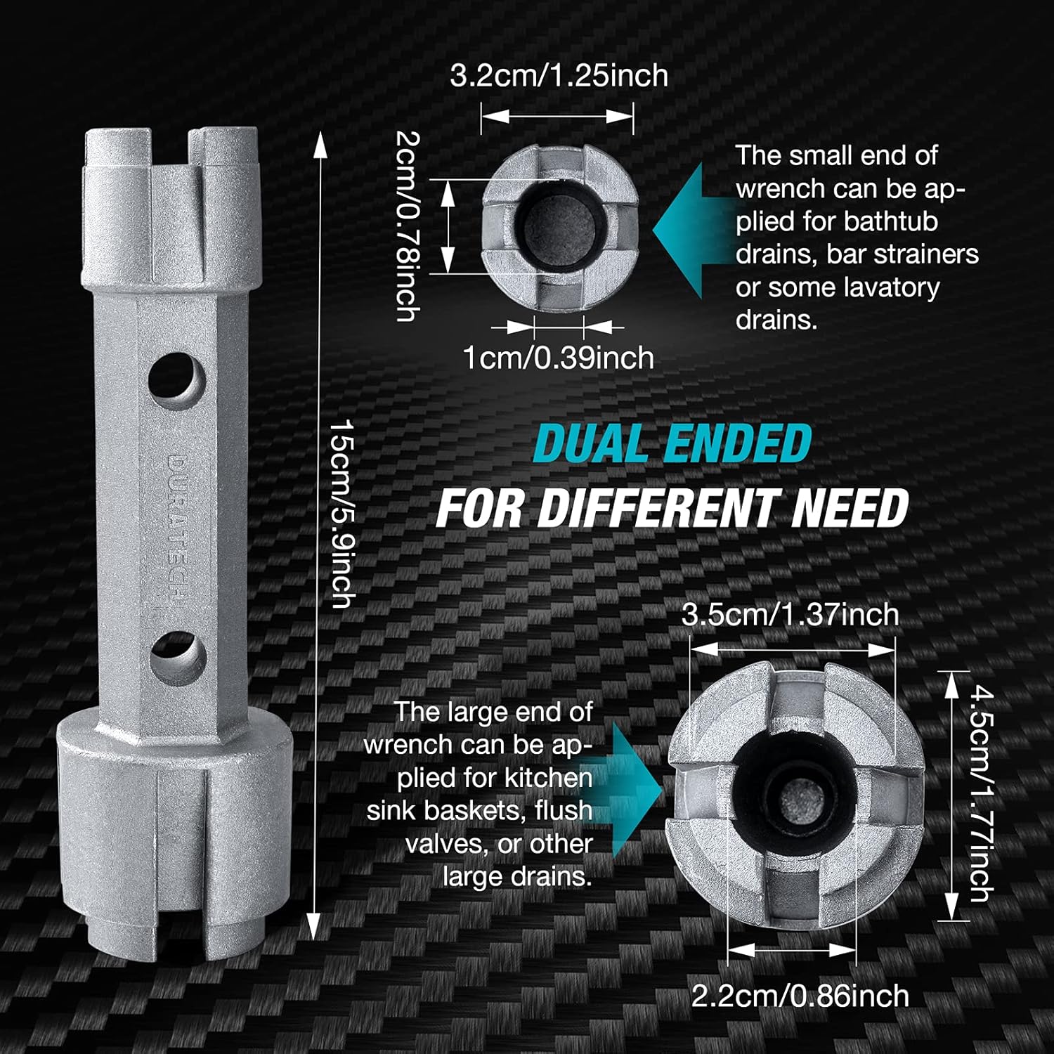 DURATECH 3-Pack Tub Drain Remover Tool