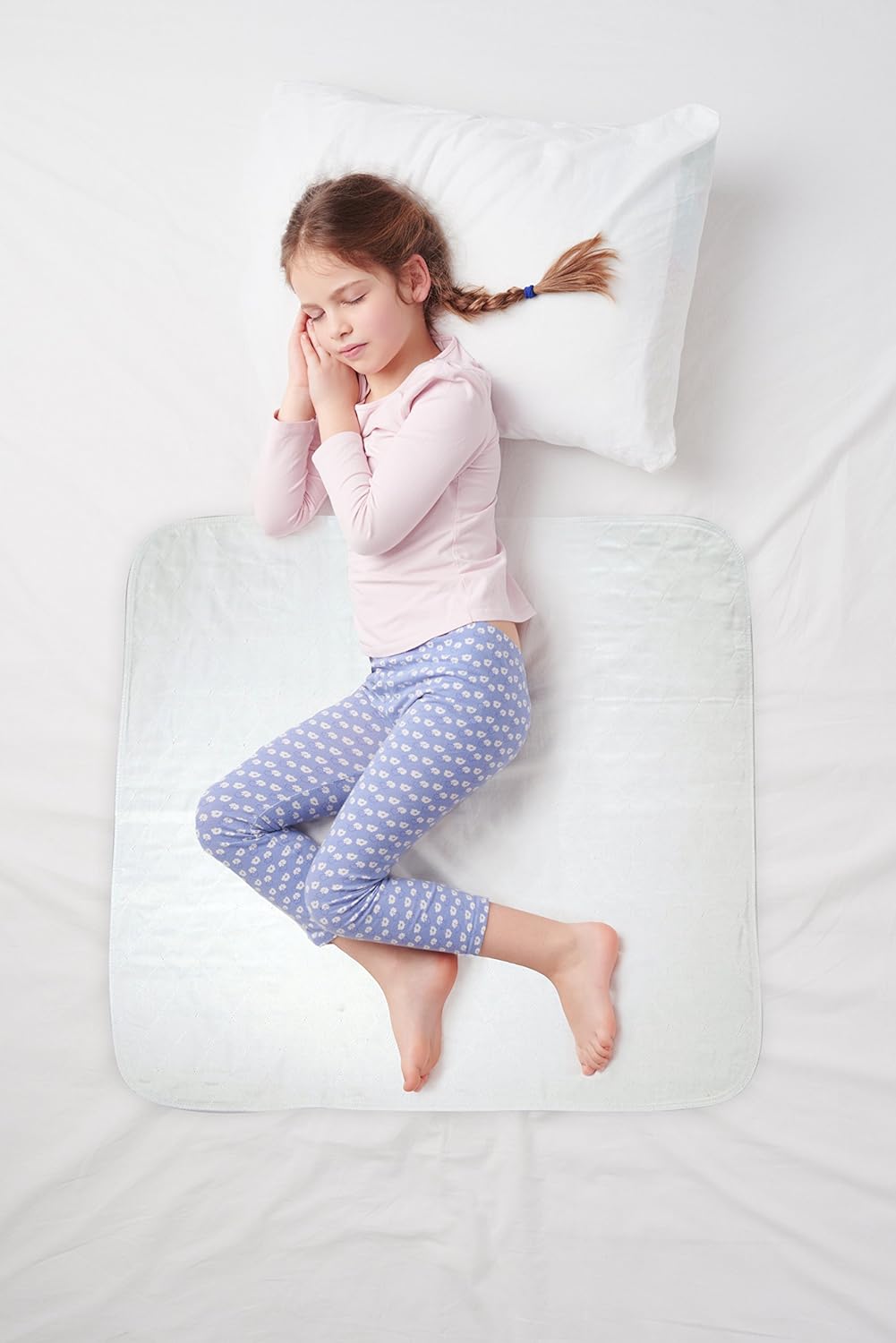 Premium Soft Waterproof Bed Pad 34x36 Inch - 300 Washes Reusable Incontinence Protection