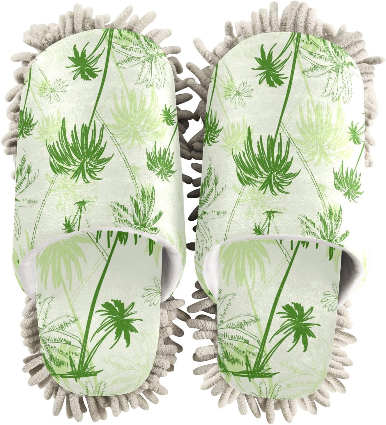 Microfiber Slippers for Floor Cleaning Universal Size L