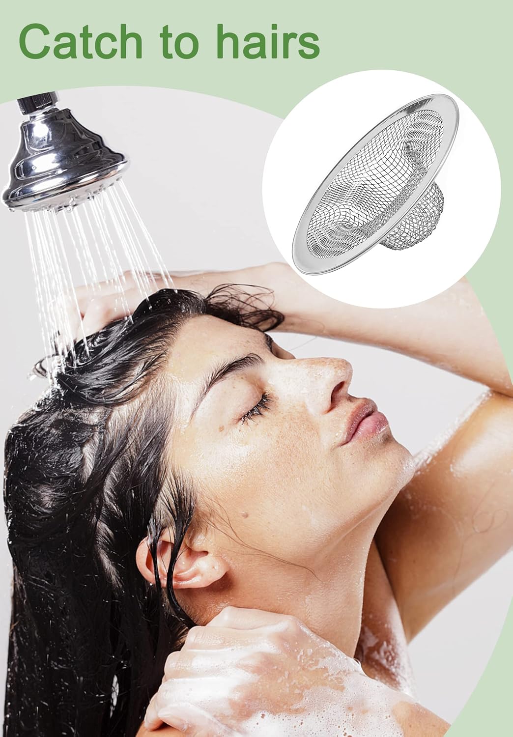 50pcs Stainless Steel Sink Strainer with Wire Mesh 275 Diameter