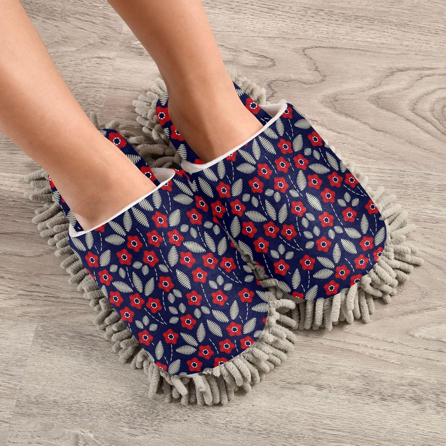 Kigai Microfiber Slippers for Floor Cleaning Universal Size L