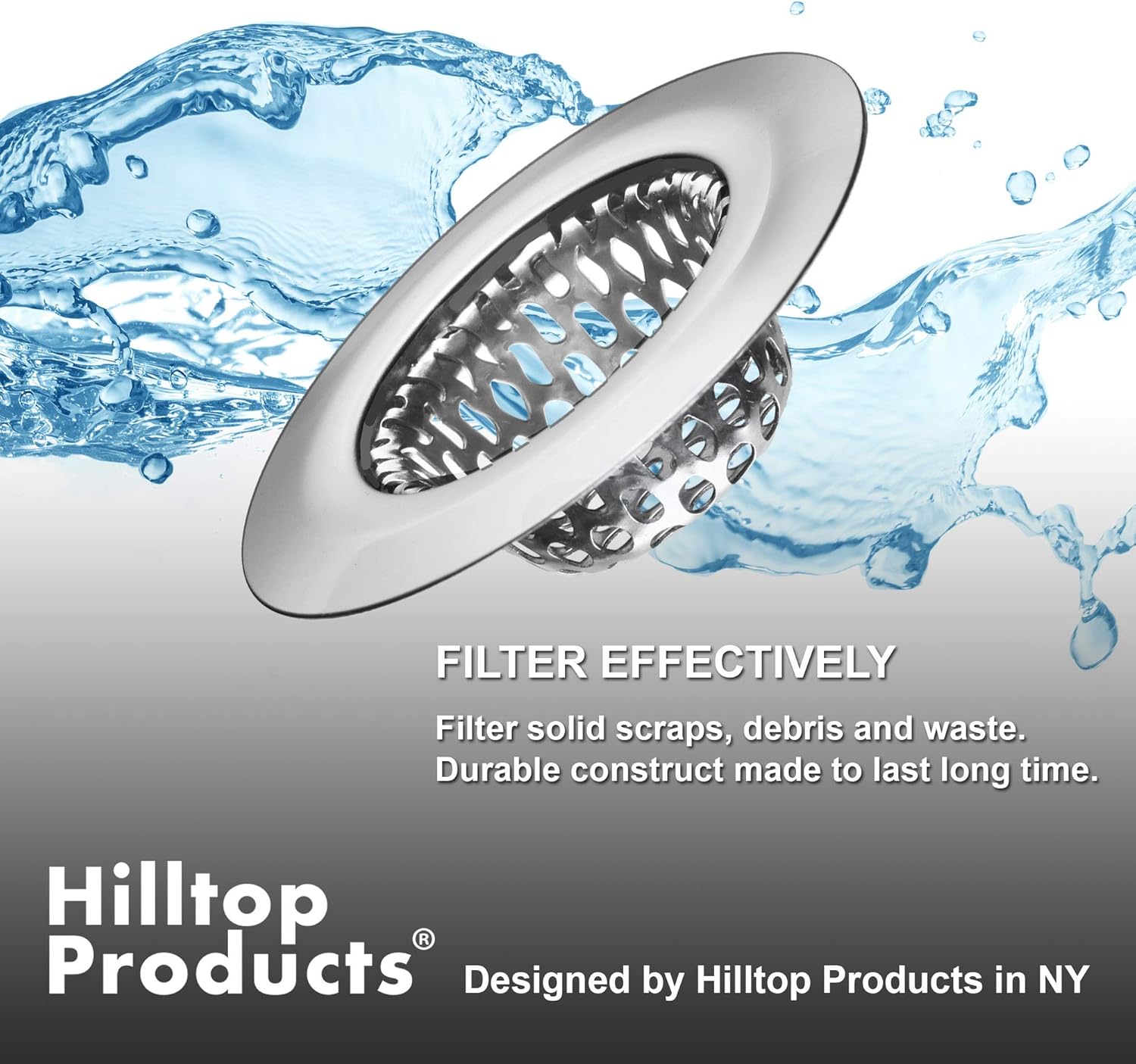 2 Pack Stainless Steel Sink Strainers 2125 Top 1 Basket
