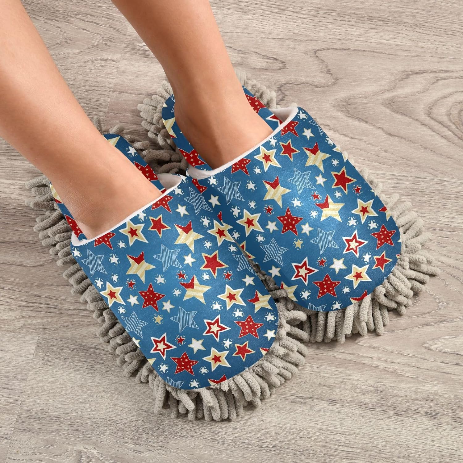 Sinestour Mop Slippers for Floor Cleaning 1
