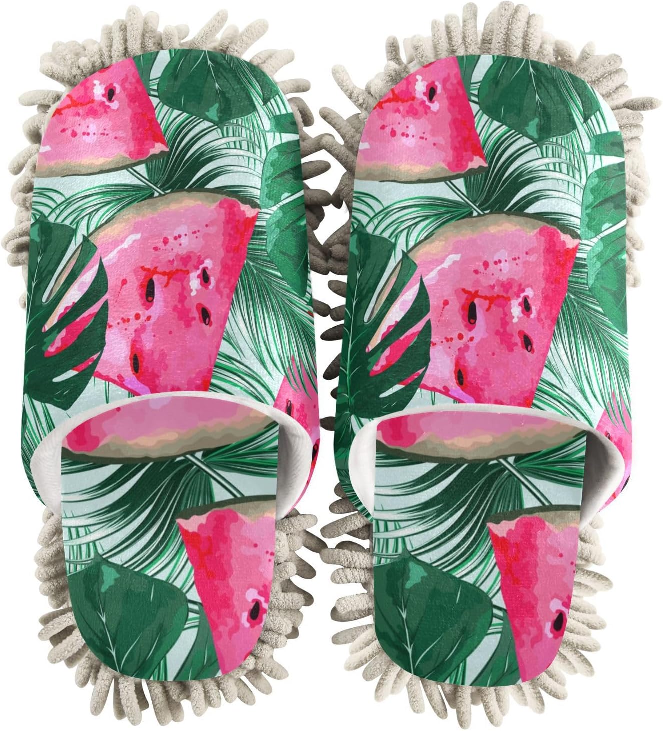 Sinestour Watermelon Mop Slippers for Floor Cleaning 1