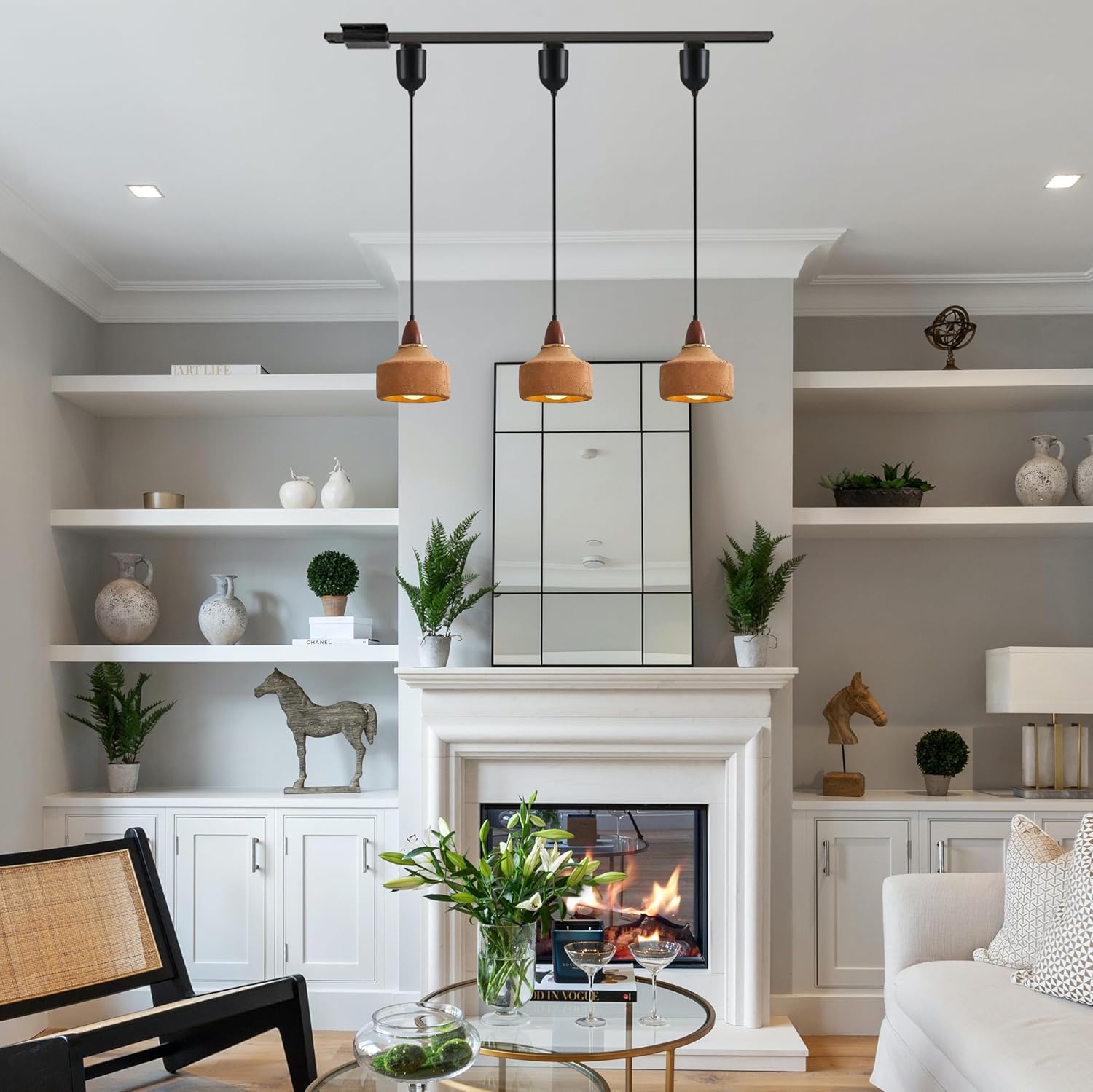 Kiven L Style 2-Wire Track Lighting Pendant