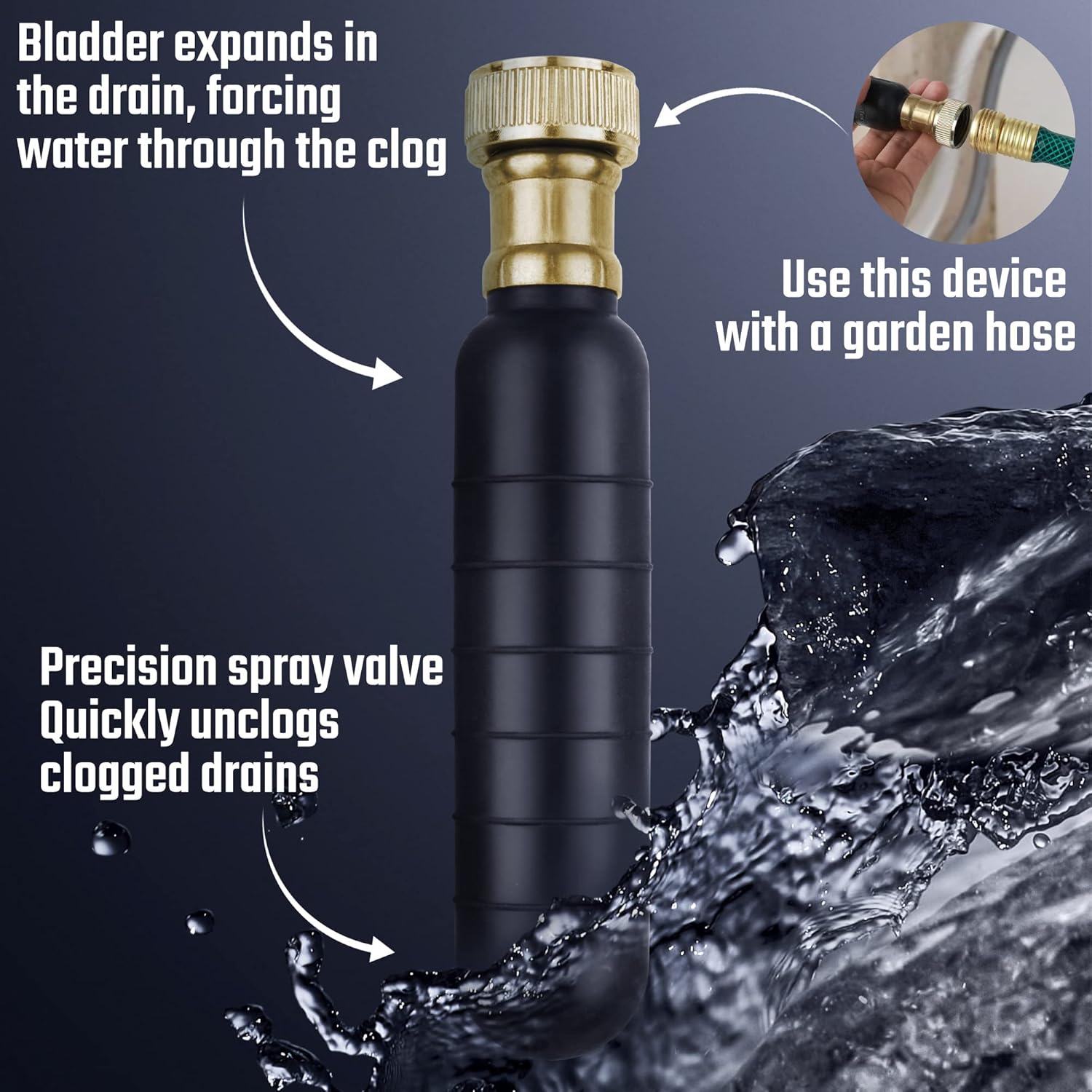DURATECH Drain Bladder for Medium to Large Drains
