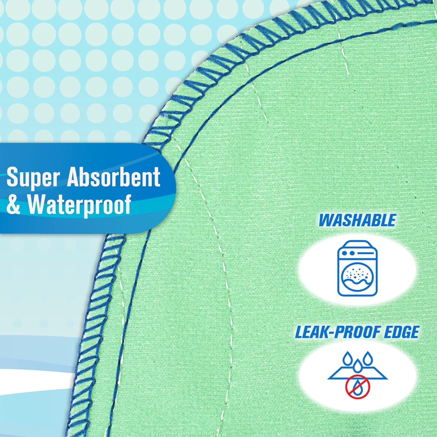 Eurow Esteem Reusable Bed Pad 34x36 Waterproof for Adults Kids and Pets