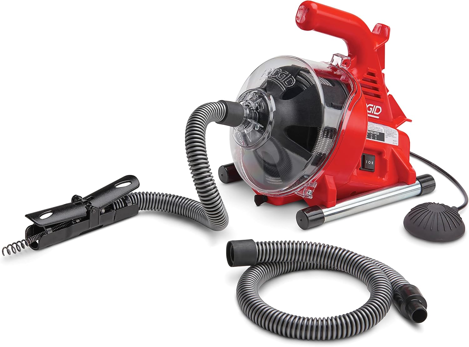 RIDGID PowerClear Drain Cleaning Machine Kit with Spiral Cutter