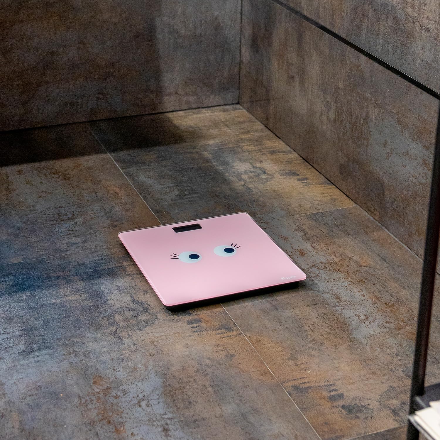 Fisura Digital Glass Bathroom Scale Pink 180kg