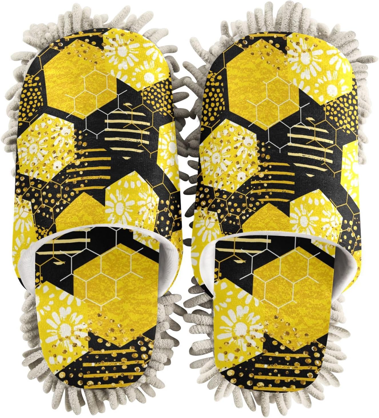 Sinestour Bee Mop Slippers for Floor Cleaning 1