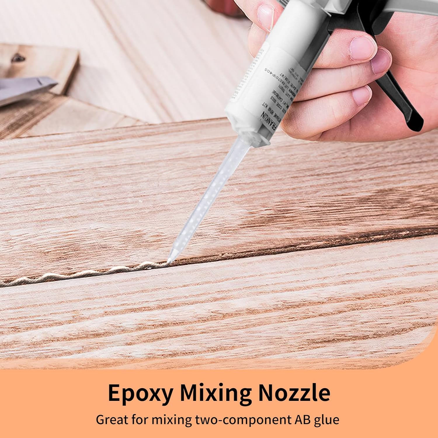 50PCS Epoxy Mixing Nozzle for 50ml17oz 11 Ratio AB Adhesive