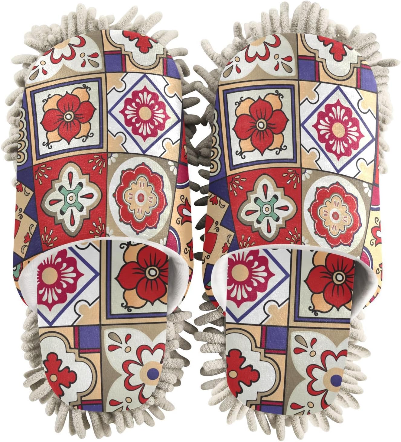 Sinestour Mop Slippers with Microfiber Padding