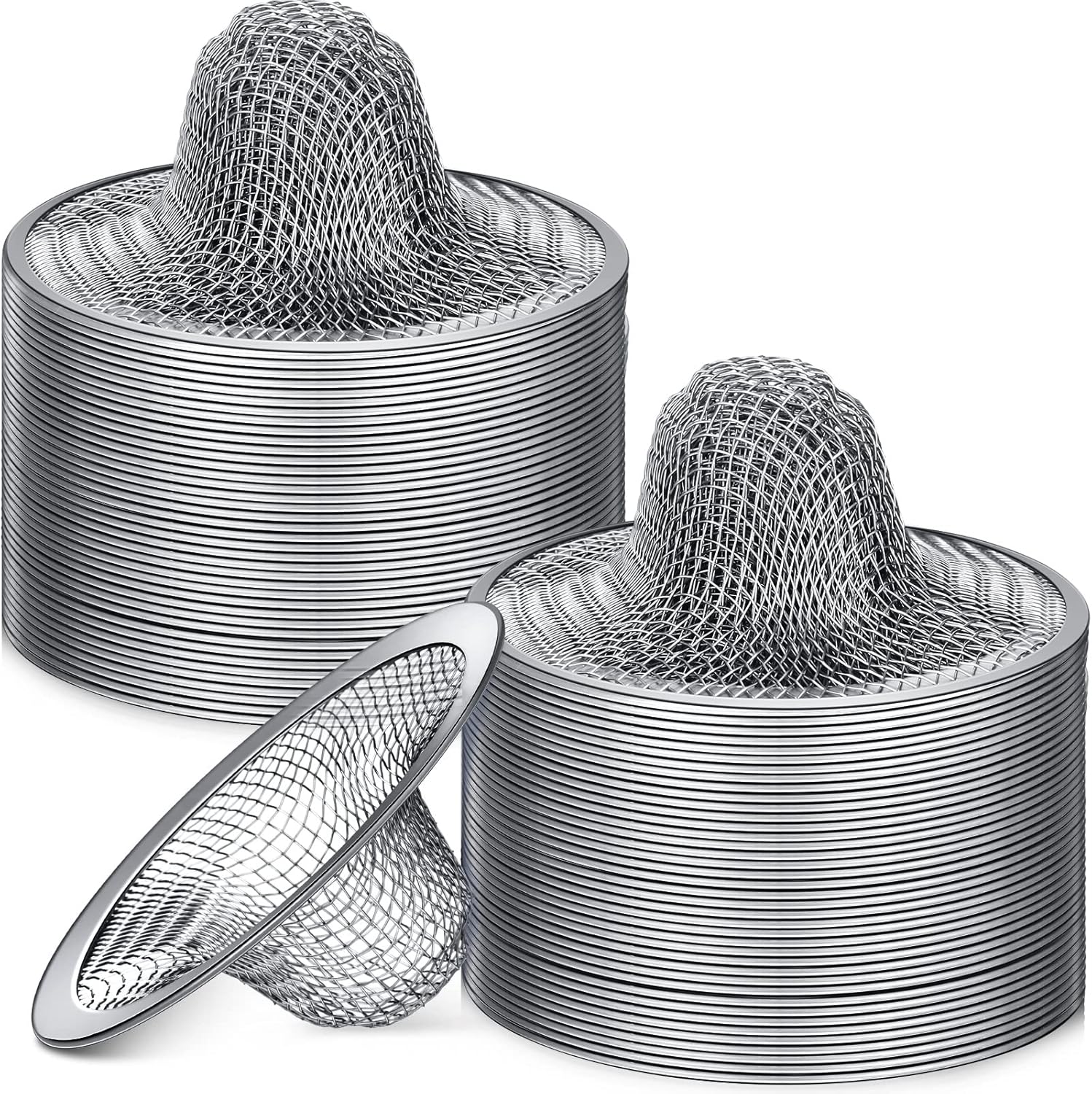 Shimeyao 100 Pcs 275 Mesh Sink Strainers