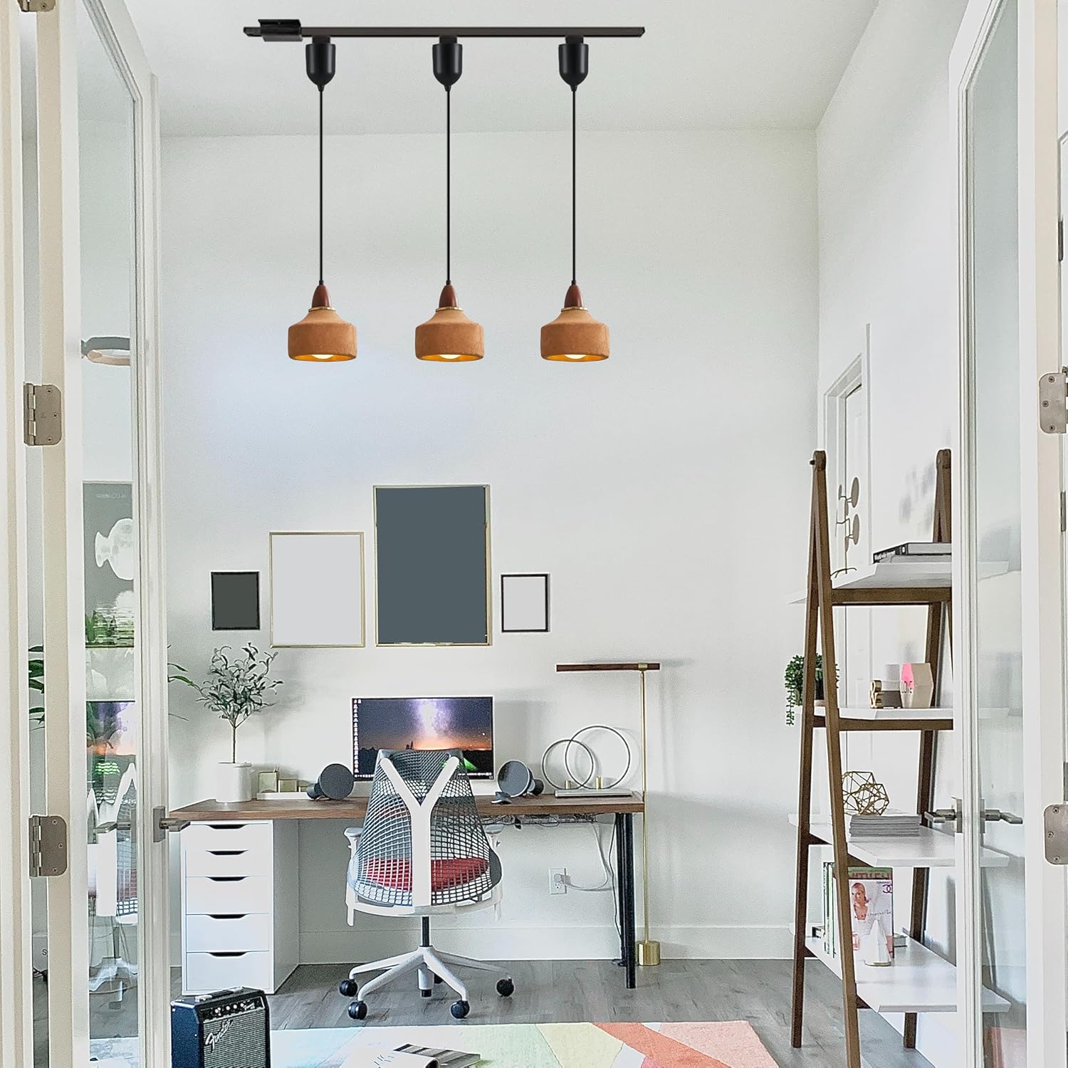 Kiven L Style 2-Wire Track Lighting Pendant