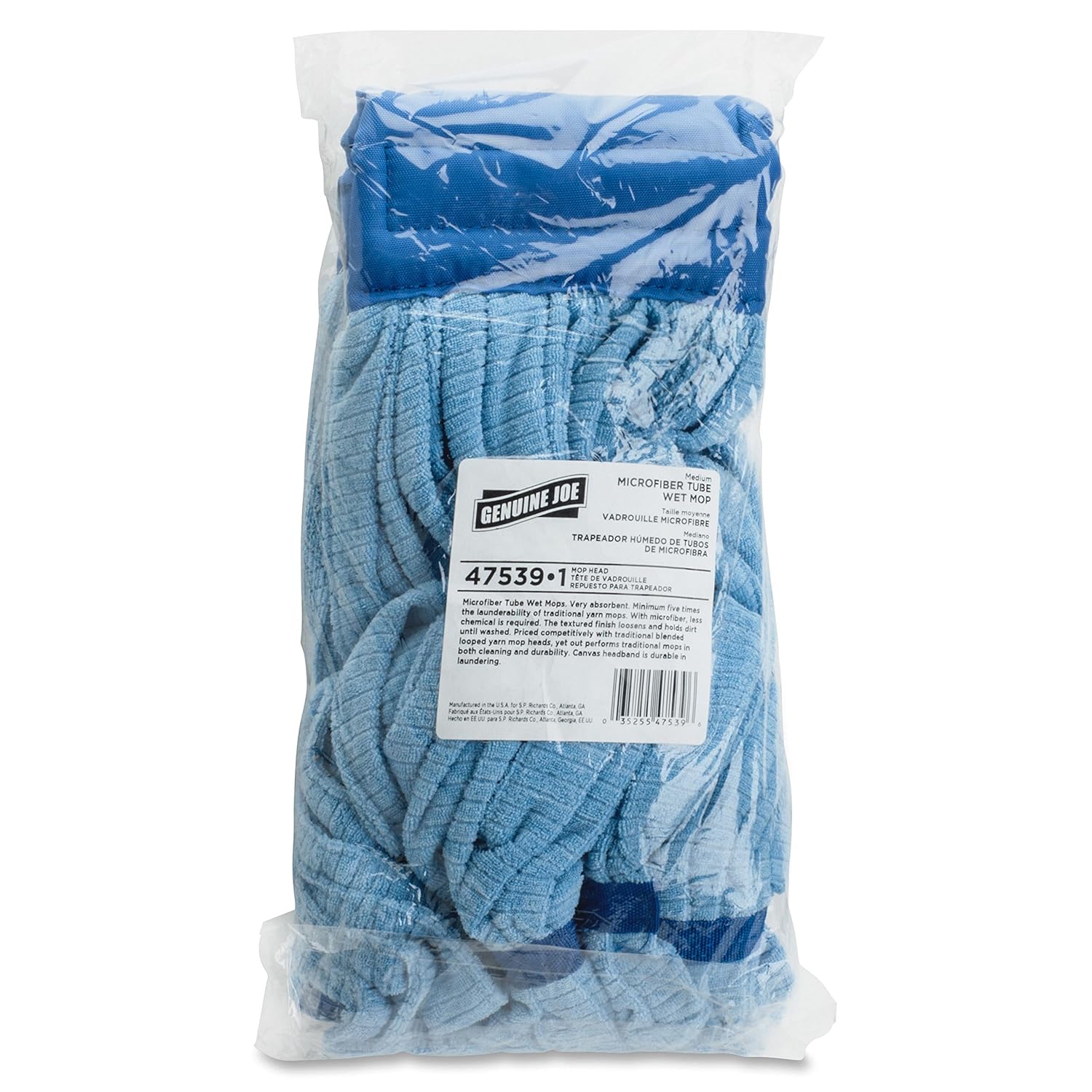 Genuine Joe - GJO47539 Microfiber Wet Mophead Refill