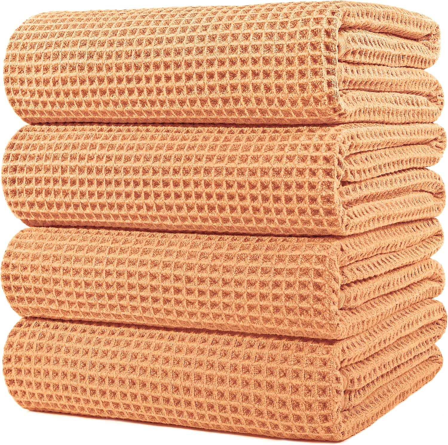 POLYTE Microfiber Bath Towel 60x30in 4 Pack