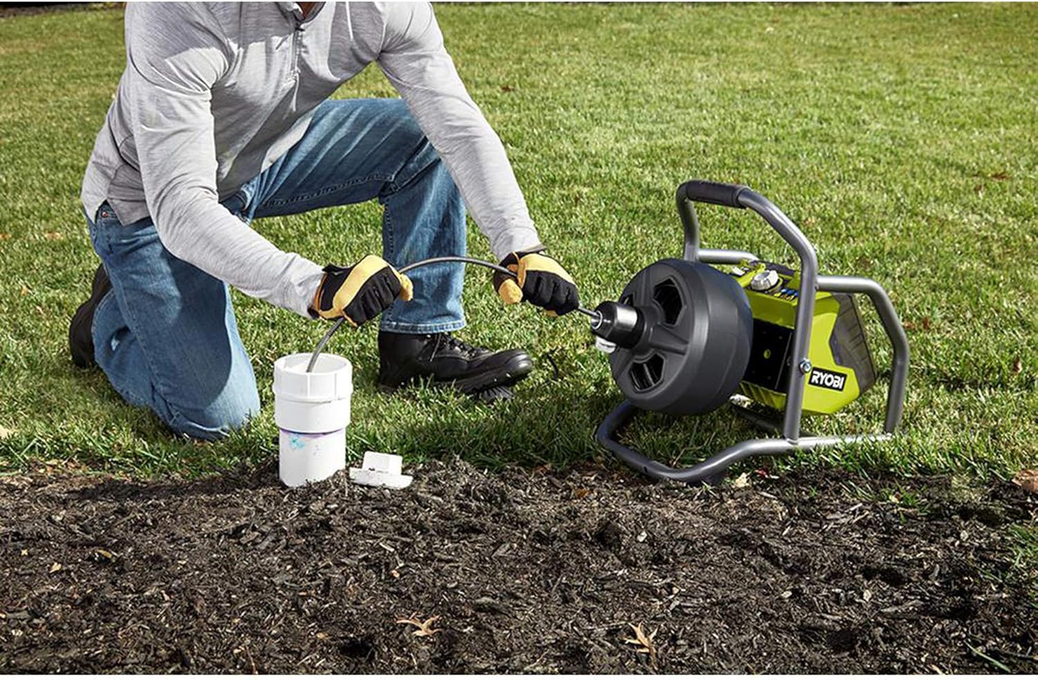 Ryobi 18-Volt ONE Hybrid Drain Auger Kit 1
