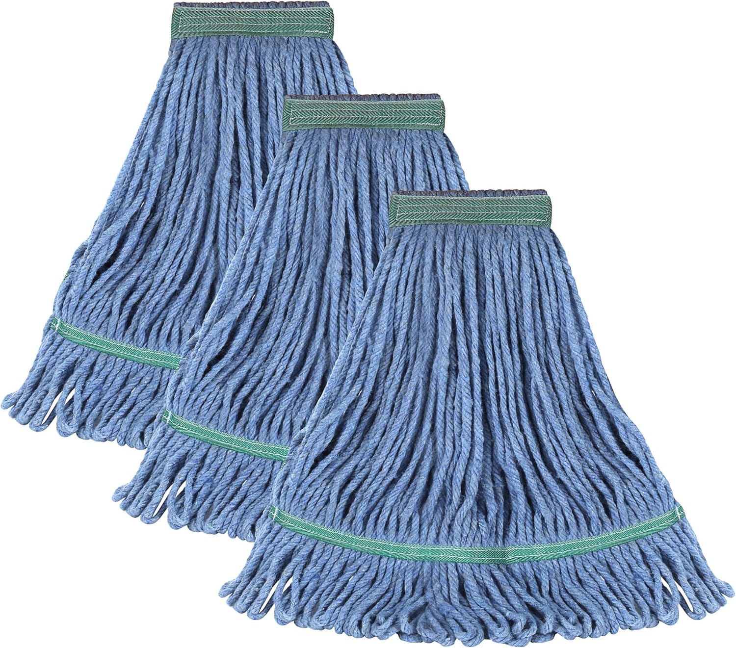 ONESIMUS 24oz Blue Mop Head Replacements Pack of 3